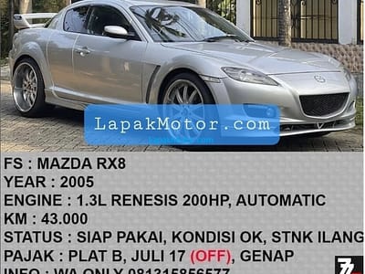 Mazda RX8 2005 AT